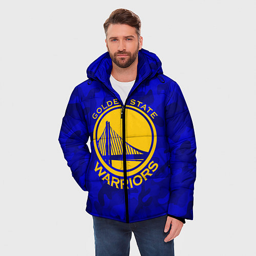 Мужская зимняя куртка GOLDEN STATE WARRIORS / 3D-Черный – фото 3