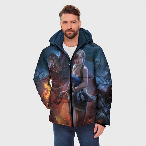Мужская зимняя куртка RESIDENT EVIL 3 / 3D-Черный – фото 3