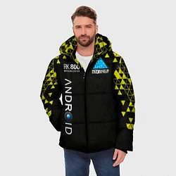 Куртка зимняя мужская DETROIT: BECOME HUMAN, цвет: 3D-черный — фото 2