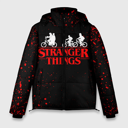 Мужская зимняя куртка STRANGER THINGS / 3D-Красный – фото 1