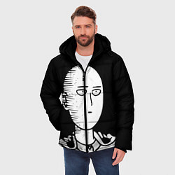 Куртка зимняя мужская ONE-PUNCH MAN, цвет: 3D-черный — фото 2