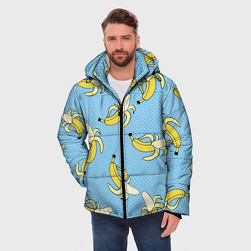 Мужская зимняя куртка Banana art / 3D-Черный – фото 3
