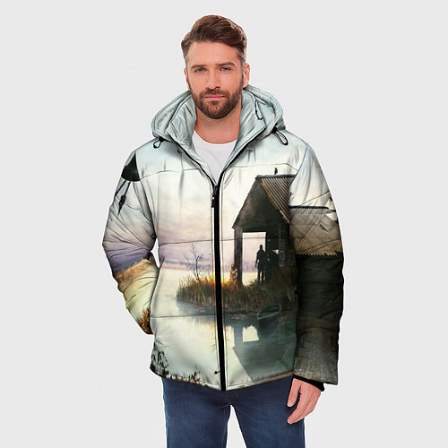 Мужская зимняя куртка STALKER / 3D-Черный – фото 3