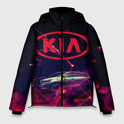 Куртка зимняя мужская КIA, цвет: 3D-черный