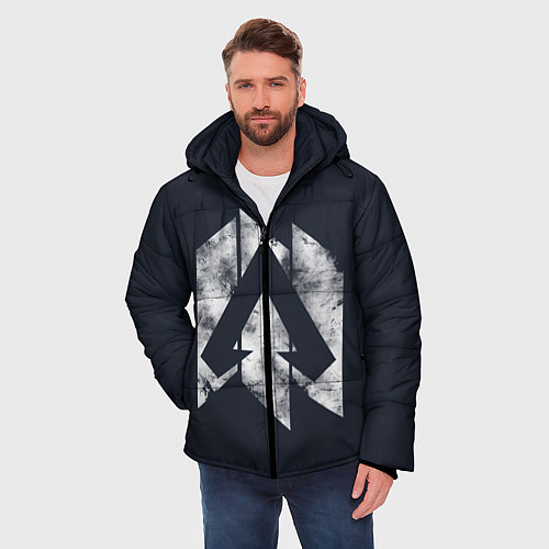 Мужская зимняя куртка Apex Legends / 3D-Черный – фото 3