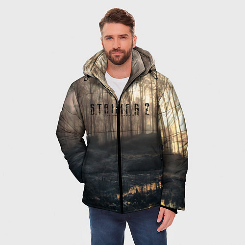 Мужская зимняя куртка STALKER 2 / 3D-Черный – фото 3