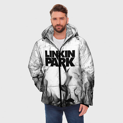 Мужская зимняя куртка LINKIN PARK / 3D-Черный – фото 3