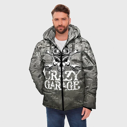 Мужская зимняя куртка Crazy garage / 3D-Черный – фото 3
