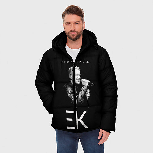 Мужская зимняя куртка Егор Крид, / 3D-Черный – фото 3