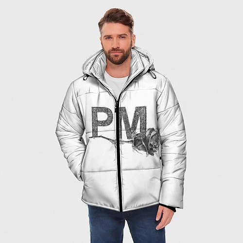 Мужская зимняя куртка Payton Moormeier / 3D-Черный – фото 3