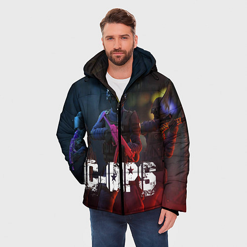 Мужская зимняя куртка C-OPS / 3D-Черный – фото 3