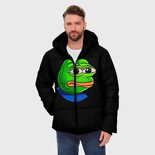 Мужская зимняя куртка Frog / 3D-Черный – фото 3
