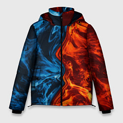 Куртка зимняя мужская Огонь и вода, цвет: 3D-светло-серый