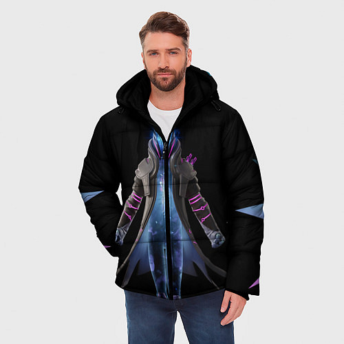 Мужская зимняя куртка Fortnite Спина / 3D-Черный – фото 3