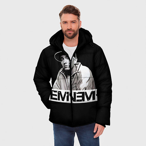 Мужская зимняя куртка Eminem / 3D-Красный – фото 3