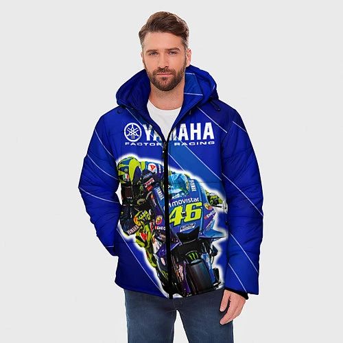 Мужская зимняя куртка Valentino Rossi / 3D-Черный – фото 3