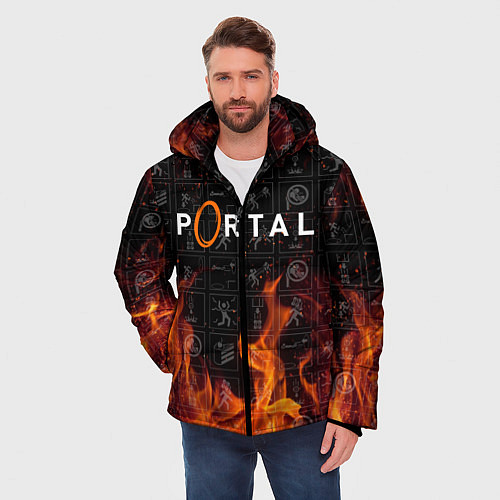 Мужская зимняя куртка PORTAL / 3D-Черный – фото 3