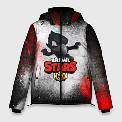 Куртка зимняя мужская BRAWL STARS CROW, цвет: 3D-красный