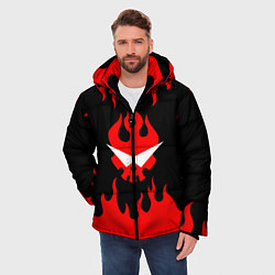 Куртка зимняя мужская GURREN LAGANN, цвет: 3D-черный — фото 2