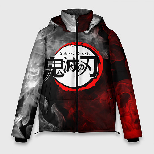 Мужская зимняя куртка KIMETSU NO YAIBA / 3D-Красный – фото 1