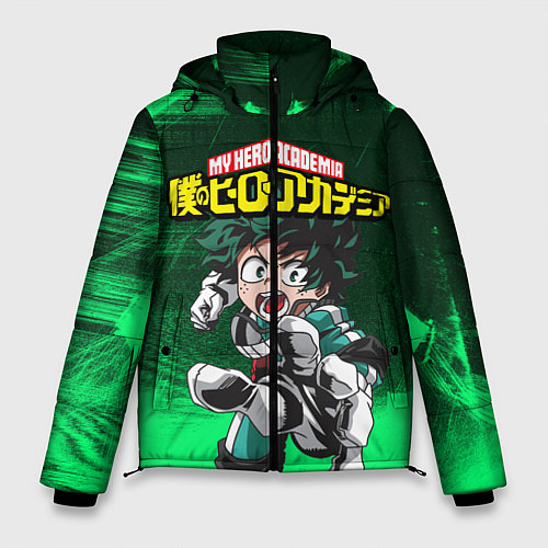 Мужская зимняя куртка MY HERO ACADEMIA / 3D-Красный – фото 1