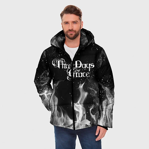 Мужская зимняя куртка Three Days Grace / 3D-Черный – фото 3