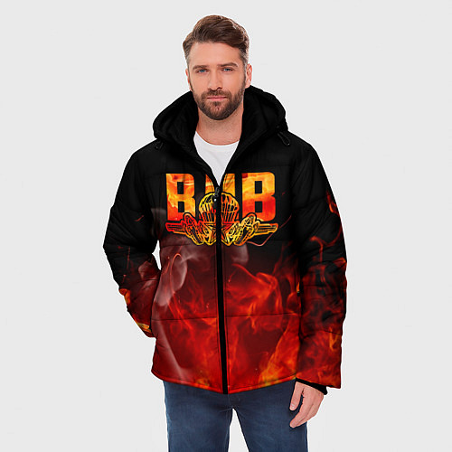 Мужская зимняя куртка ВДВ / 3D-Черный – фото 3