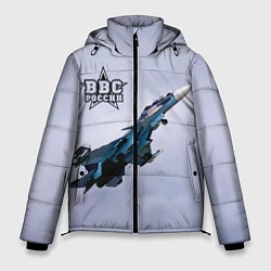 Куртка зимняя мужская ВВС России, цвет: 3D-светло-серый