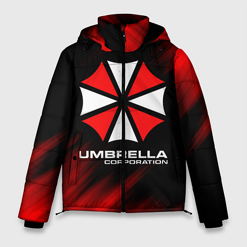 Мужская зимняя куртка Umbrella Corporation / 3D-Красный – фото 1