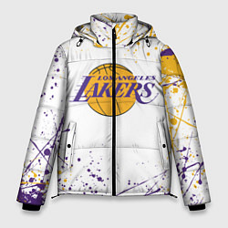 Куртка зимняя мужская LA LAKERS, цвет: 3D-красный