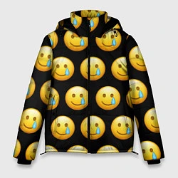 Куртка зимняя мужская New Emoji, цвет: 3D-красный