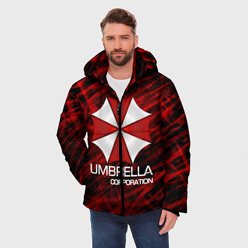 Мужская зимняя куртка UMBRELLA CORP / 3D-Черный – фото 3