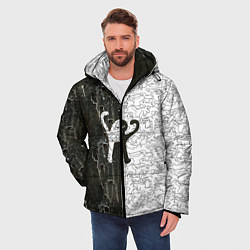 Куртка зимняя мужская ЪУЪ, цвет: 3D-черный — фото 2