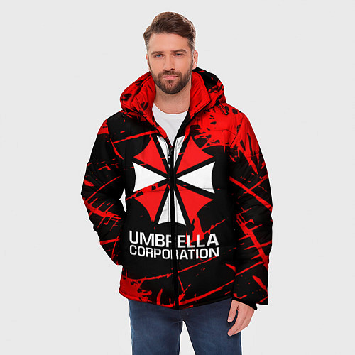 Мужская зимняя куртка UMBRELLA CORPORATION / 3D-Черный – фото 3