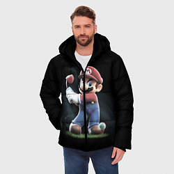Куртка зимняя мужская Марио, цвет: 3D-черный — фото 2