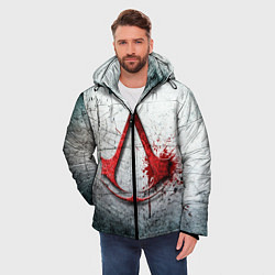 Куртка зимняя мужская Assassins Creed, цвет: 3D-черный — фото 2