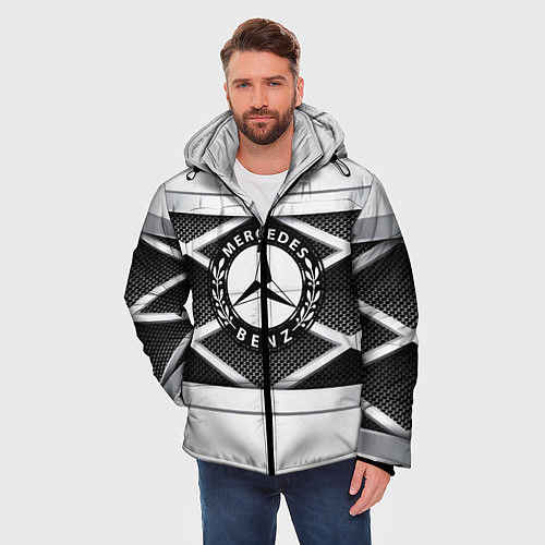 Мужская зимняя куртка MERCEDES-BENZ / 3D-Черный – фото 3