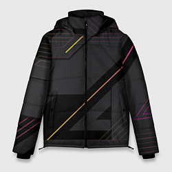 Куртка зимняя мужская Modern Geometry, цвет: 3D-черный