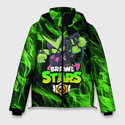 Куртка зимняя мужская BRAWL STARS VIRUS 8-BIT, цвет: 3D-черный