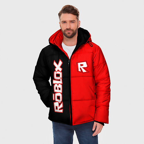 Мужская зимняя куртка ROBLOX / 3D-Черный – фото 3