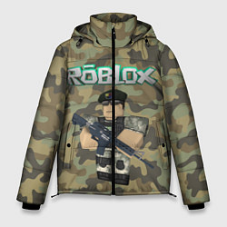 Куртка зимняя мужская Roblox 23 February Camouflage, цвет: 3D-черный