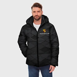 Куртка зимняя мужская PORSCHE, цвет: 3D-черный — фото 2