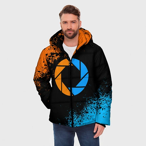 Мужская зимняя куртка PORTAL / 3D-Черный – фото 3