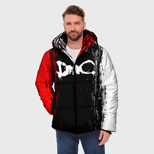 Мужская зимняя куртка DEVIL MAY CRY / 3D-Черный – фото 3