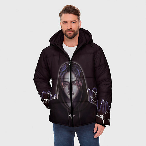 Мужская зимняя куртка Pyrokinesis / 3D-Черный – фото 3