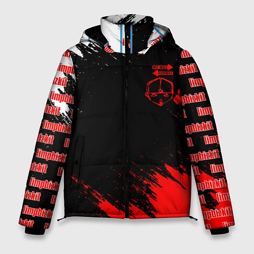 Мужская зимняя куртка LIMP BIZKIT / 3D-Красный – фото 1