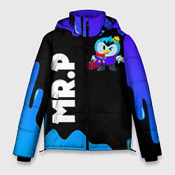 Куртка зимняя мужская BRAWL STARS MRP, цвет: 3D-черный