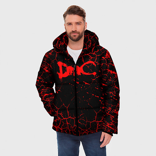 Мужская зимняя куртка DEVIL MAY CRY / 3D-Черный – фото 3