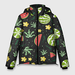 Куртка зимняя мужская Арбузики, цвет: 3D-светло-серый