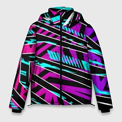 Куртка зимняя мужская Форма для фитнеса, цвет: 3D-черный